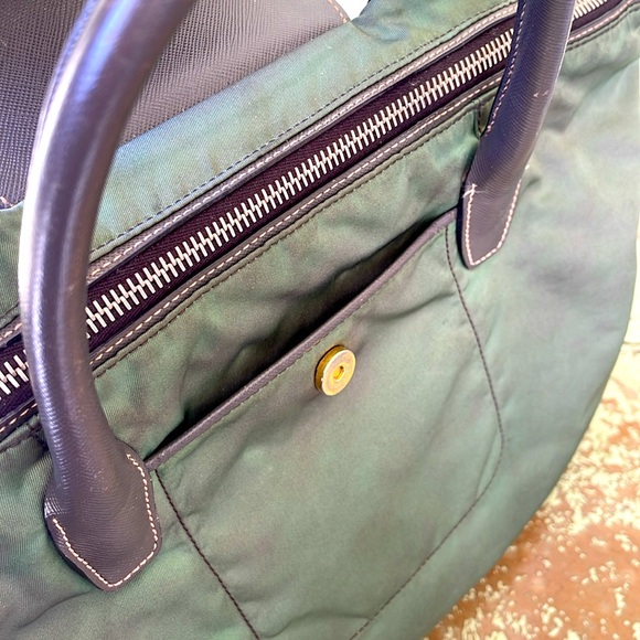 🍉SOLD🍉Prada green tessuto two way tote - Picture 11 of 17